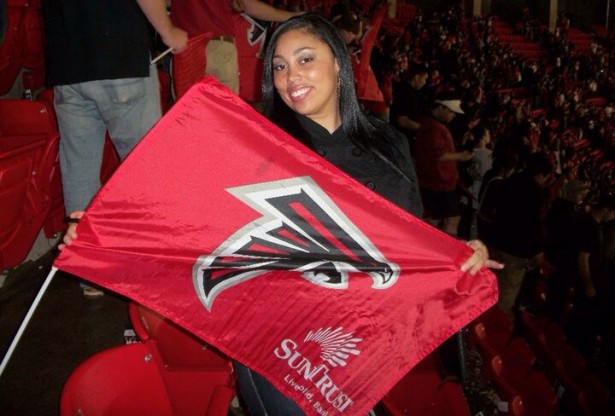 Consultant Advisor Lindsey Gray loves the Atlanta Falcons.